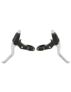 Cantilever Alloy Brake Lever Set 228-AD Black/Chrome.